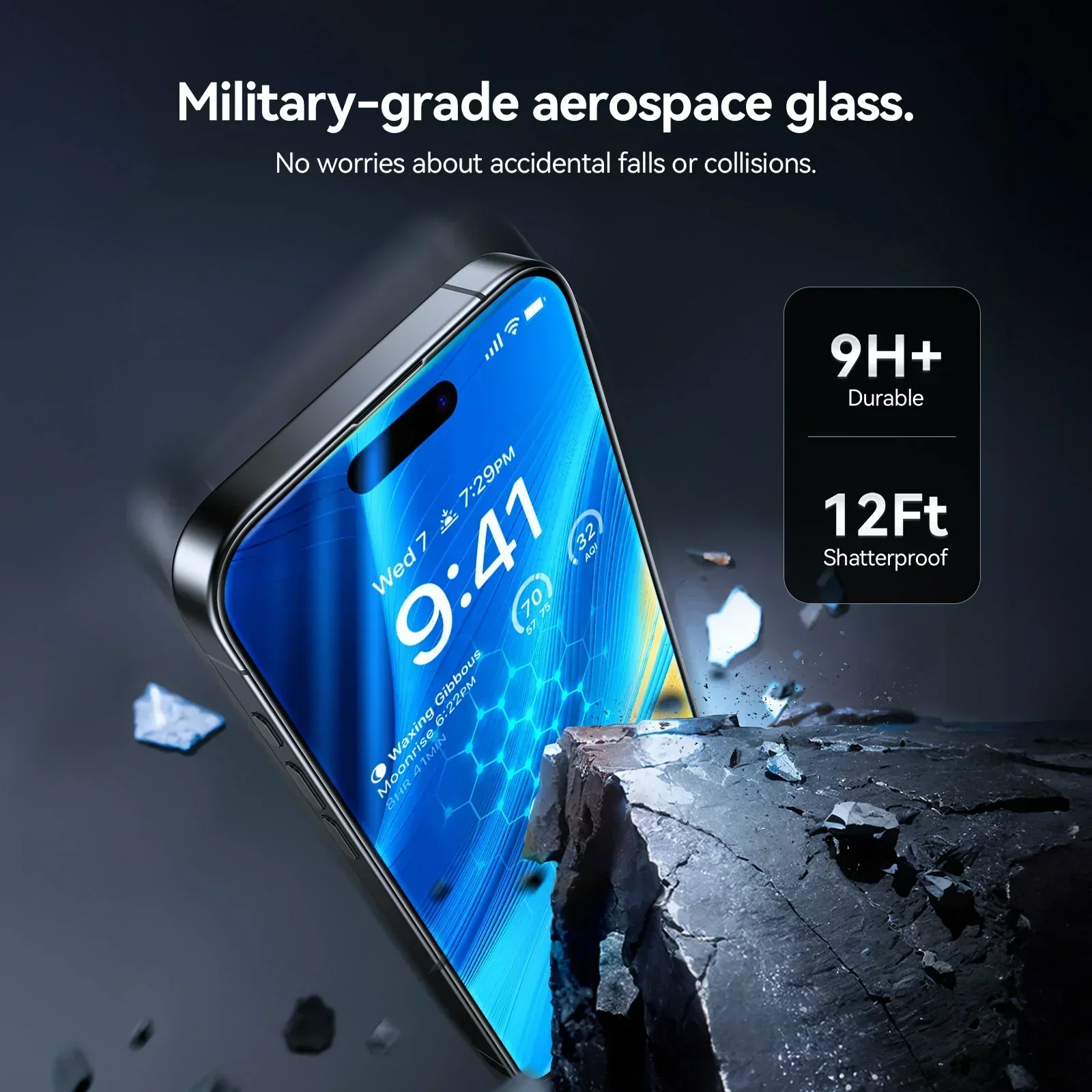 GlassGo Privacy Screen Protector for iPhone 16 Pro Max - Image 5