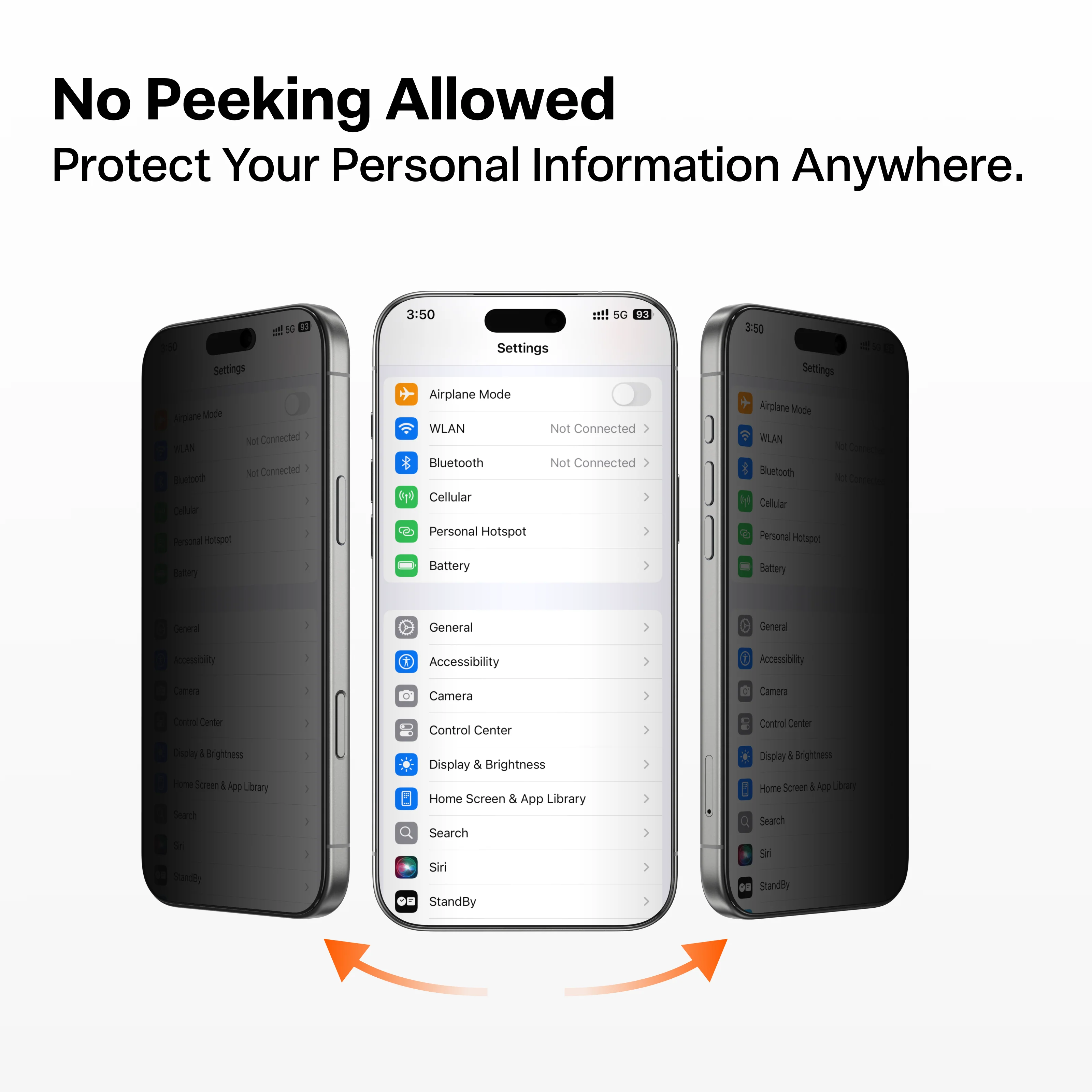 GlassGo Privacy Screen Protector for iPhone 17 Pro - Image 2