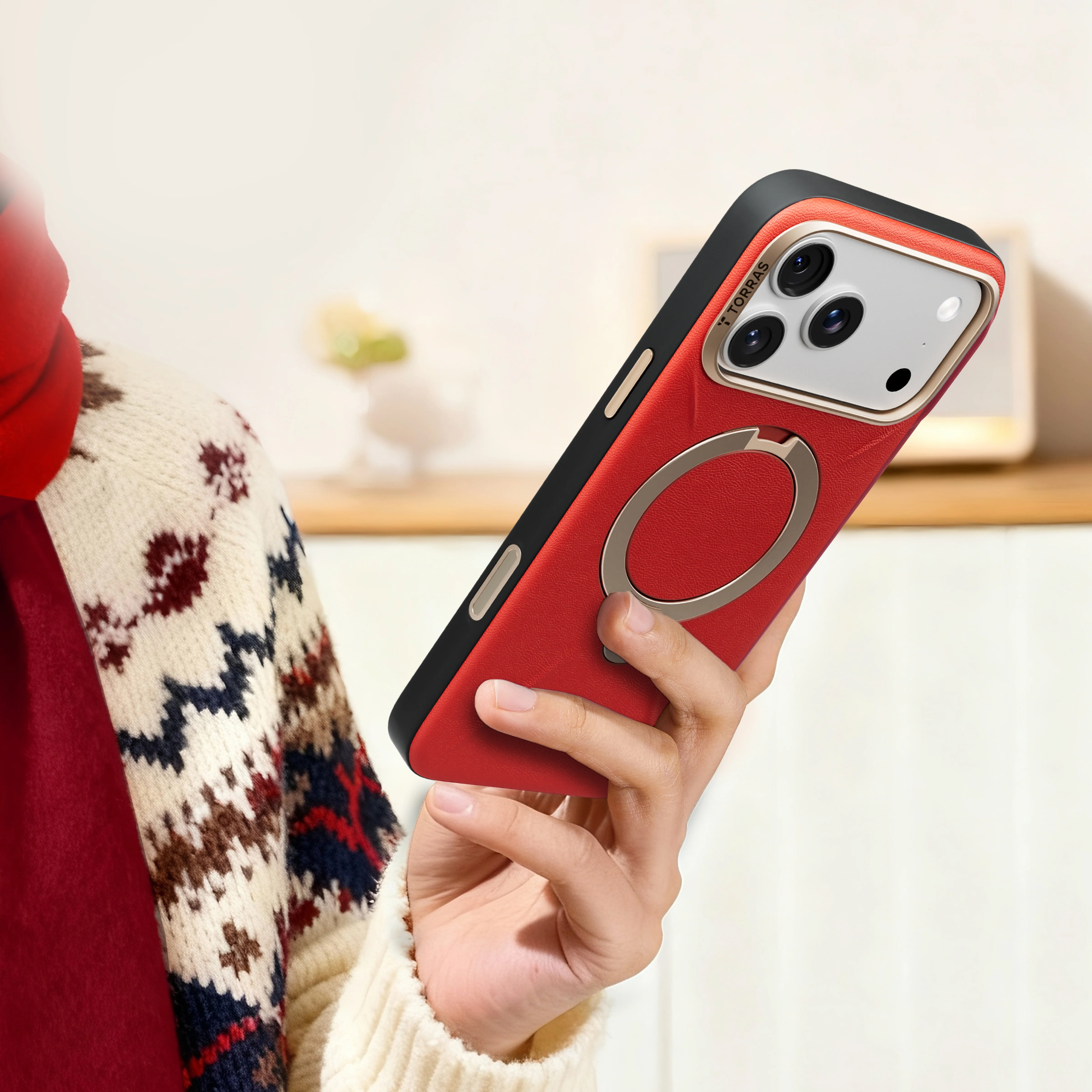 Ostand Q3 Vegskin Red Edition for iPhone 17 Series - Image 3