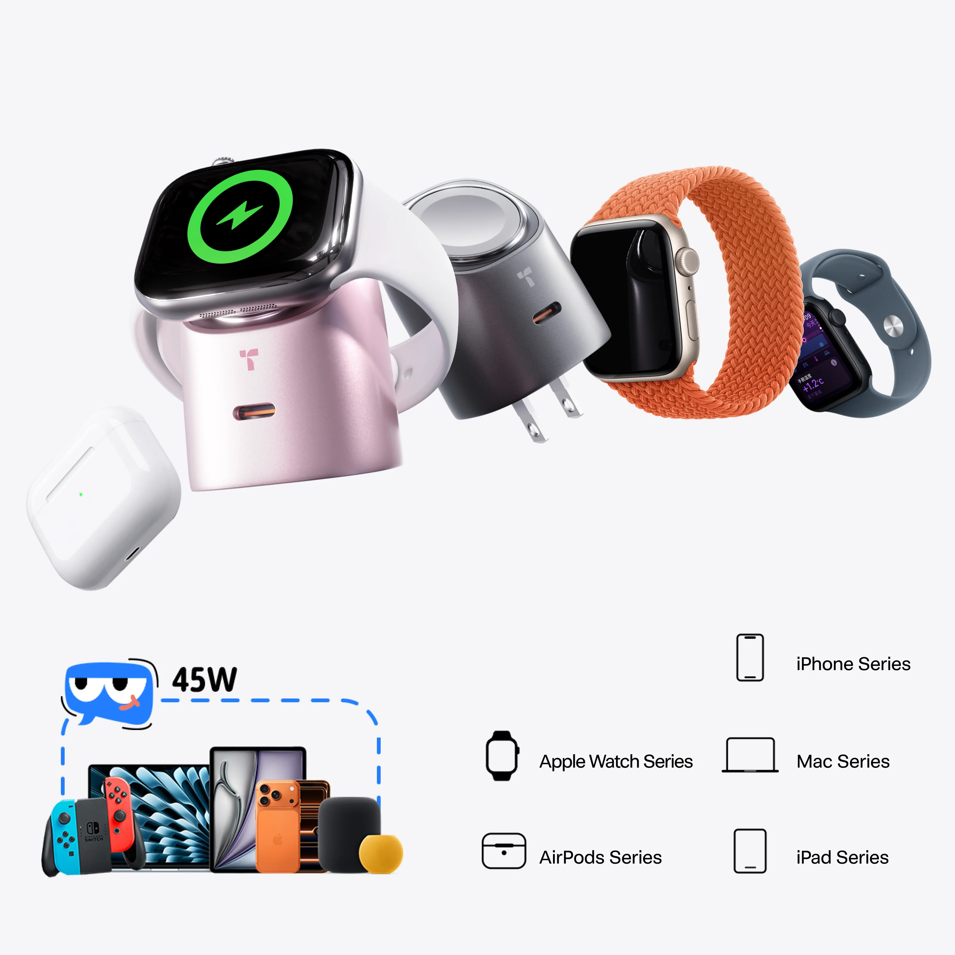 [US Plug] FlashEye All-in-One Charger 45W - Image 8